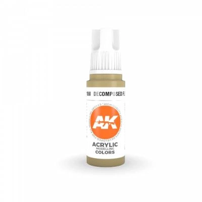 Acrylic paint DECOMPOSED FLESH – STANDARD / DECOMPOSABLE SKIN AK-interactive AK11058 детальное изображение General Color AK 3rd Generation
