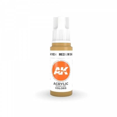 Acrylic paint MEDIUM SAND – STANDARD / SAND AK-interactive AK11034 детальное изображение General Color AK 3rd Generation