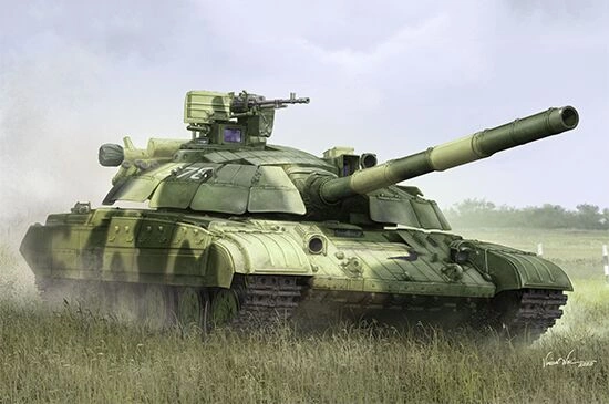 Збірна модель 1/35 Український танк T-64BM Булат Trumpeter 09592 детальное изображение Бронетехника 1/35 Бронетехника