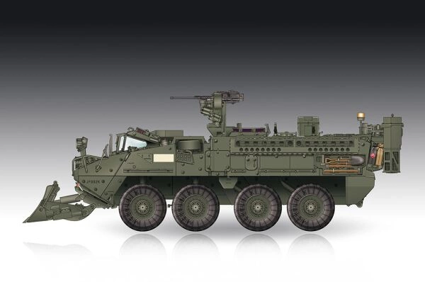 Сборная модель инженерной машины M1132 Stryker из SOB детальное изображение Бронетехника 1/72 Бронетехника