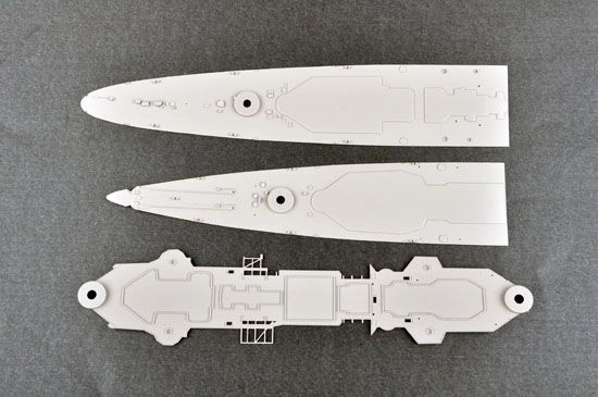 Збірна пластикова модель 1/350 важкий крейсер ВМС Німеччини  &quot;Blücher&quot; Trumpeter 05346 детальное изображение Флот 1/350 Флот