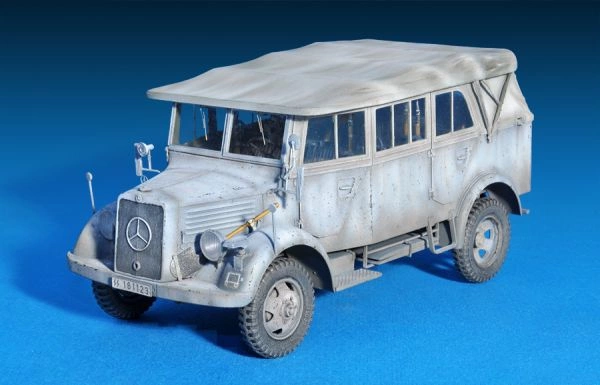 Збірна модель 1/35 Німецький службовий автомобіль Л1500А (Кфз.70) Miniart 35147 детальное изображение Автомобили 1/35 Автомобили