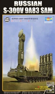 Збірна модель 1/35 ЗРК S-300V 9A83 Trumpeter 09519 детальное изображение Зенитно ракетный комплекс Военная техника