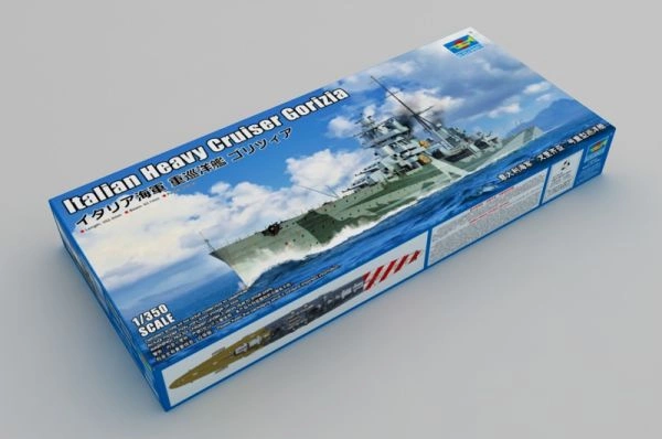 Збірна модель 1/350 Італійський важкий крейсер Gorizia Trumpeter 05349 детальное изображение Флот 1/350 Флот
