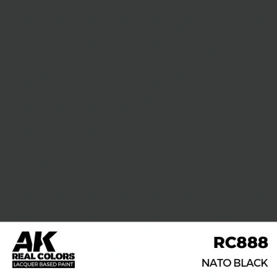Акрилова фарба на спиртовій основі NATO Black / Чорний НАТО AK-interactive RC888 детальное изображение Real Colors Краски