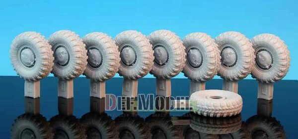 BTR-70 APC Sagged Wheel set  детальное изображение Смоляные колёса Афтермаркет