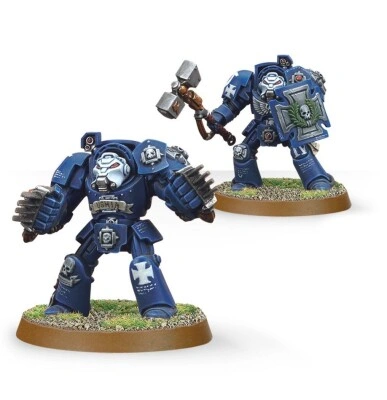 Игровой набор Warhammer 40000 - SPACE MARINES: TERMINATOR ASSAULT SQUAD детальное изображение Ультрамарины Космические Десантники