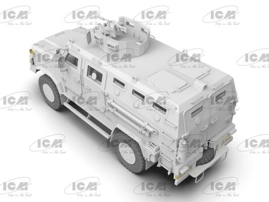 Збірна модель 1/35 «Козак-001» Український бронеавтомобіль Національної гвардії України ICM 35015 детальное изображение Бронетехника 1/35 Бронетехника