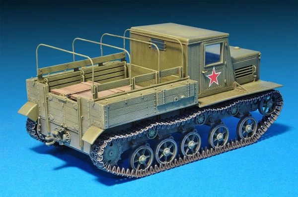 Советский артиллерийский тягач Я-12 (поздняя версия) детальное изображение Бронетехника 1/35 Бронетехника
