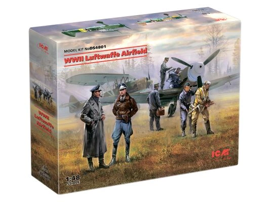 Scale model 1/48 Luftwaffe Airfield (WWII) ICMDS4801 детальное изображение Самолеты 1/48 Самолеты