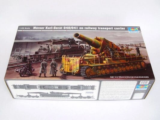 Scale model 1/35 Self-propelled mortar Morser Karl-Herath Trumpeter 00209 детальное изображение Артиллерия 1/35 Артиллерия