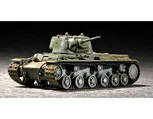 Збірна модель 1/72 Радянський танк КВ-1 М1942 Trumpeter 07233 детальное изображение Бронетехника 1/72 Бронетехника