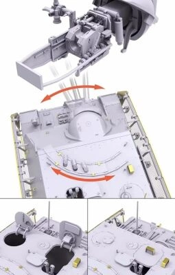 Assembled model 1/35  of a German tank PZ.KPFW.IV/70[A]MID Border Model BT-028 детальное изображение Бронетехника 1/35 Бронетехника