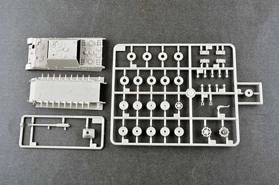 Assembly model 1/72 german Jagdtiger gun 88mm /L71 Trumpeter 07166 детальное изображение Бронетехника 1/72 Бронетехника