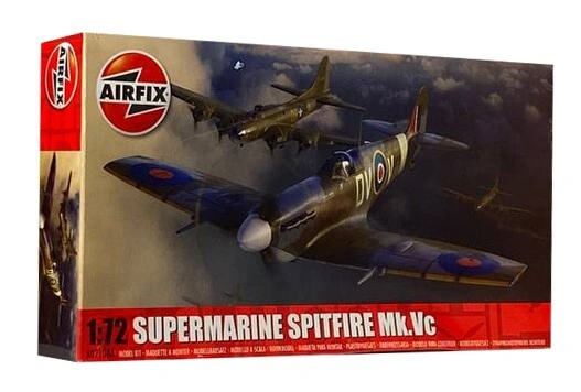 Сборная модель 1/72 британский истребитель Supermarine Spitfire Mk.Vc Аирфикс A02108A детальное изображение Самолеты 1/72 Самолеты