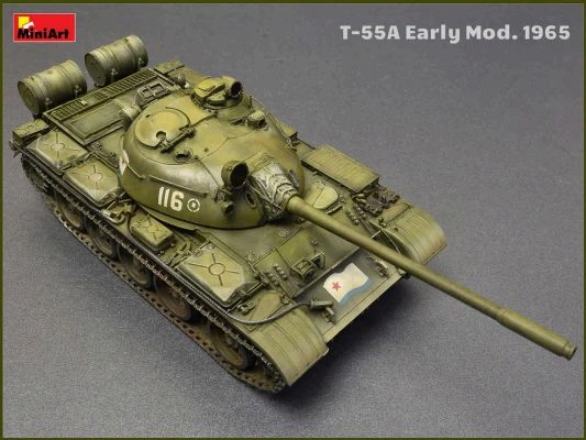 T-55A Early modification of 1965. детальное изображение Бронетехника 1/35 Бронетехника