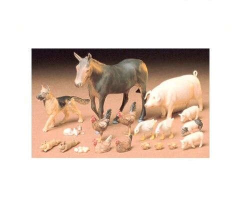 Scale model 1/35 Tamiya Livestock 35128 детальное изображение Фигуры 1/35 Фигуры