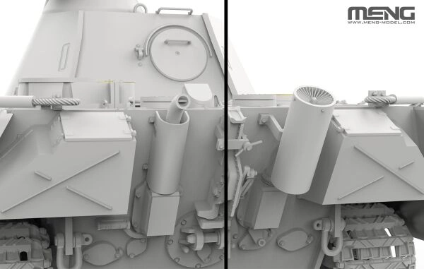 Scale model 1/35 tank Panther Ausf.G Late w/ FG1250 Active Infrared Night Vision System детальное изображение Бронетехника 1/35 Бронетехника