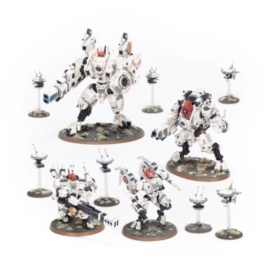 Ігровий набір Warhammer 40000 - T'AU EMPIRE BATTLEFORCE: RETALIATION CADRE детальное изображение Империя Тау Армии Ксеносов