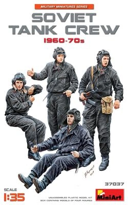 Scale model 1/35 Figures Soviet tank crew 1960-70. Miniart 37037 детальное изображение Фигуры 1/35 Фигуры