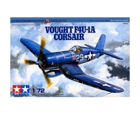 Сборная модель 1/72 Самолет VOUGHT F4U-1A CORSAIR Тамия 60775 детальное изображение Самолеты 1/72 Самолеты