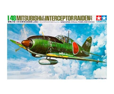 Scale model 1/48 Coastal Fighter-Interceptor Thunder  (JACK) Tamiya 61018 детальное изображение Самолеты 1/48 Самолеты