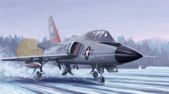 Сборная модель 1/48 Самолет US F-106B Delta Dart Трумпетер 02892 детальное изображение Самолеты 1/48 Самолеты