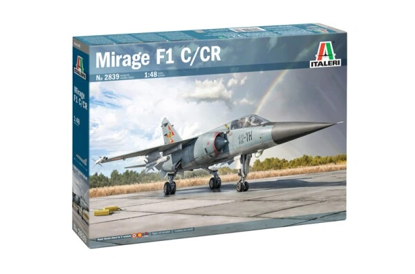 Збірна модель 1/48 Літак Mirage F1 C/CR Italeri 2839 детальное изображение Самолеты 1/48 Самолеты