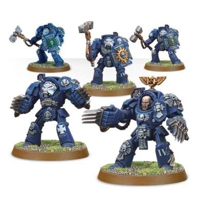 Игровой набор Warhammer 40000 - SPACE MARINES: TERMINATOR ASSAULT SQUAD детальное изображение Ультрамарины Космические Десантники