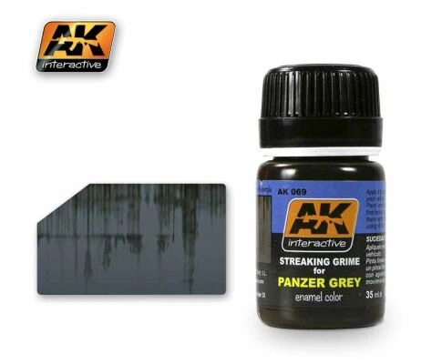 Streaking grime for panzer grey 35ml / Жидкость для имитации грязи на немецких серых танках 35мл детальное изображение Weathering Weathering