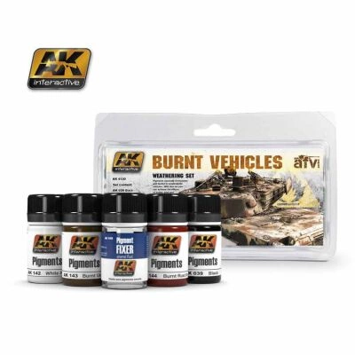 BURNT VEHICLES / НАБІР ХІМІЇ ДЛЯ ВЕЗЕРИНГУ - ЗГОРІЛА ТЕХНІКА детальное изображение Наборы weathering Weathering