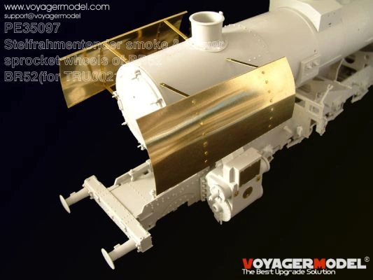 Photo Etched set for 1/35 Steifrahmentender smoke &amp; Driver sprocket wheels of BR52  детальное изображение Фототравление Афтермаркет