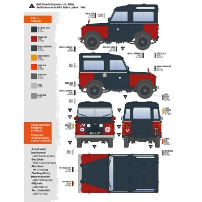 Scale model 1/35 Car Land Rover 88 Series IIA Station wagon AK-interactive AK35013 детальное изображение Автомобили 1/35 Автомобили