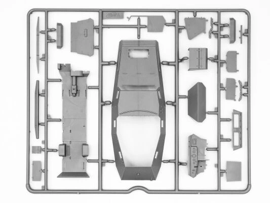 Збірна модель 1/35 Бронеавтомобіль Sd.Kfz. 247 Ausf.B ICM 35110 детальное изображение Автомобили 1/35 Автомобили