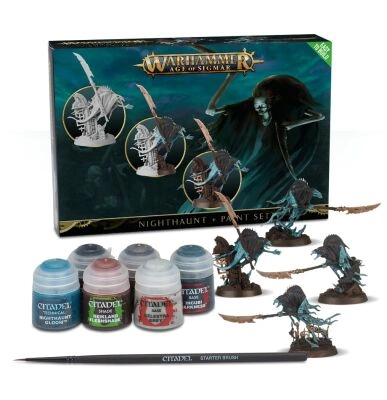 NIGHTHAUNT + PAINT SET детальное изображение Ночные Призраки Смерть