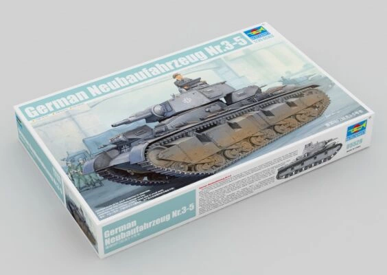 Scale model 1/35 German tank Neubaufahrzeug TYPE Ⅲ (Rheinmetall) Trumpeter 05529 детальное изображение Бронетехника 1/35 Бронетехника