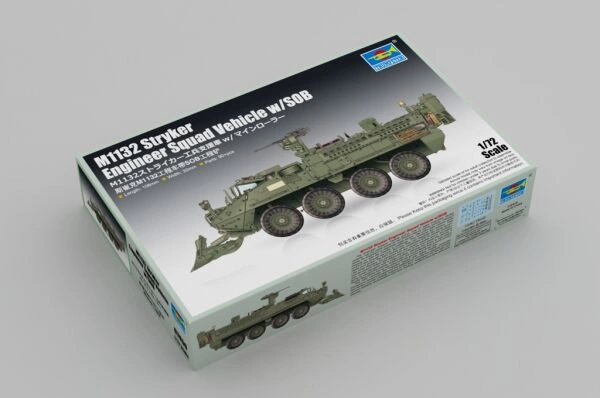Сборная модель инженерной машины M1132 Stryker из SOB детальное изображение Бронетехника 1/72 Бронетехника
