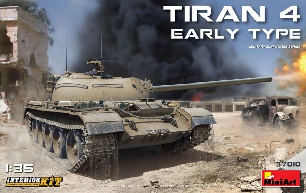 Сборная модель 1/35 Танк Тиран 4 ранний тип с интерьером МиниАрт 37010 детальное изображение Бронетехника 1/35 Бронетехника