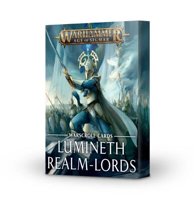 WARSCROLL CARDS: LUMINETH REALM-LORDS (ENG) детальное изображение Светлые Владыки Царств Порядок