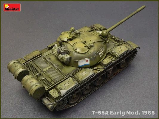 T-55A Early modification of 1965. детальное изображение Бронетехника 1/35 Бронетехника