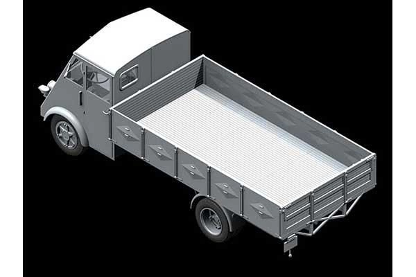Scale model 1/35 Lastkraftwagen 3.5 t AHN truck with German drivers ICM 35418 детальное изображение Автомобили 1/35 Автомобили