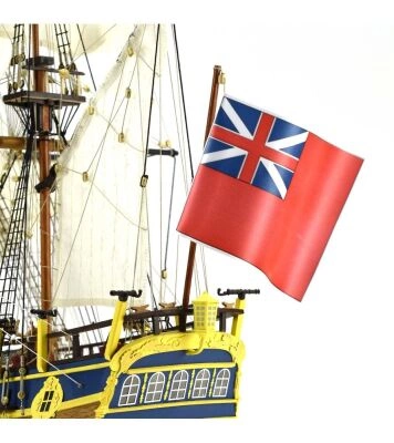 Дерев'яна модель корабля HMS Endeavour у масштабі 1:65 детальное изображение Корабли Модели из дерева