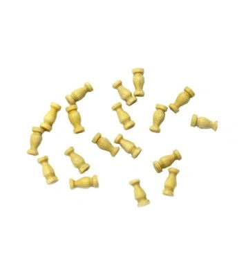 SINGLE COLUMN -BOXWOOD- 6mm (18u.) - Одиночная деревянная колонна 6мм детальное изображение Аксессуары для дерева Модели из дерева