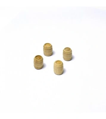 CASK -BOXWOOD- Ø12mm (4 u.) - Дерев'яна діжка детальное изображение Аксессуары для дерева Модели из дерева