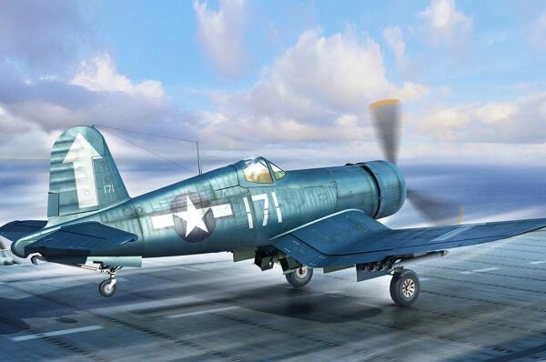 Збірна модель американського винищувача F4U-1D Corsair детальное изображение Самолеты 1/48 Самолеты