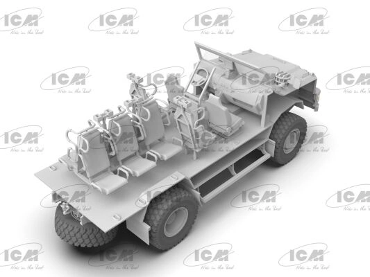 Збірна модель 1/35 «Козак-001» Український бронеавтомобіль Національної гвардії України ICM 35015 детальное изображение Бронетехника 1/35 Бронетехника