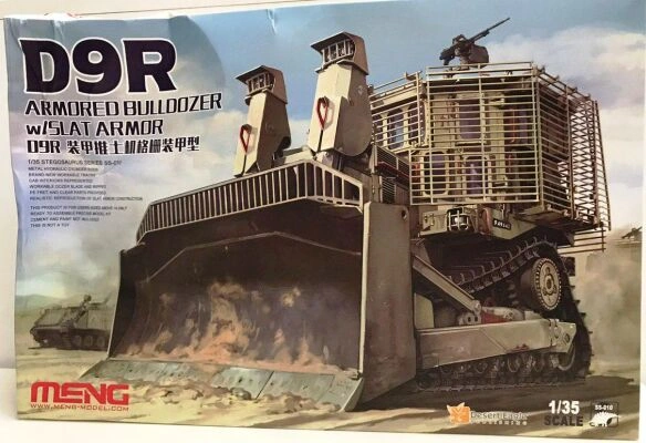 Бульдозер D9R с решетками (ПОМЯТАЯ КОРОБКА) детальное изображение Бронетехника 1/35 Бронетехника