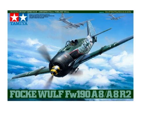 Scale model 1/48 Airplane FOCKE-WULF FW190 A-8/A-8 R2 100 Tamiya 61095 детальное изображение Самолеты 1/48 Самолеты