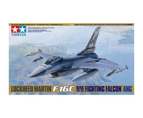 Збірна модель 1/48 Літак Lockheed Martin F-16C [BLOCK 25/32] Fighting Falcon ANG Tamiya 61101 детальное изображение Самолеты 1/48 Самолеты
