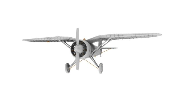 Сборная модель истребителя PZL P.11b на вооружении Румынии детальное изображение Самолеты 1/72 Самолеты